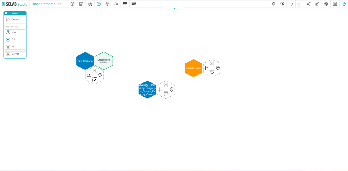 Create location hexagon