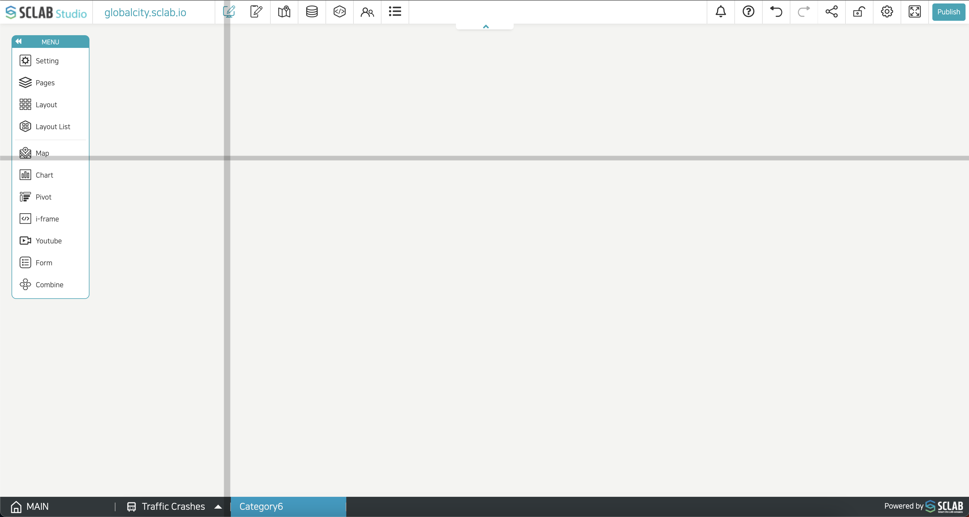 Pages editor Layout