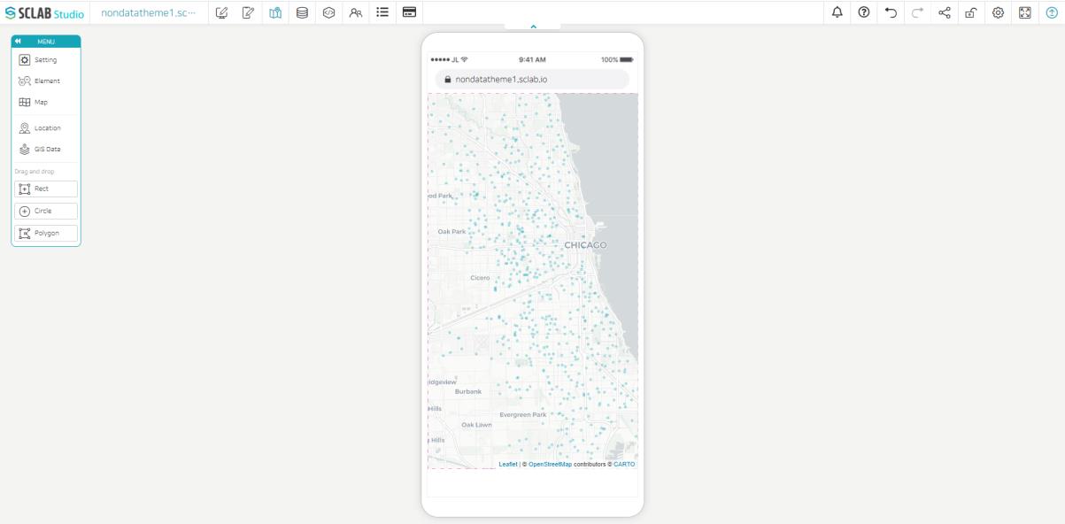 GIS is mobile displayed